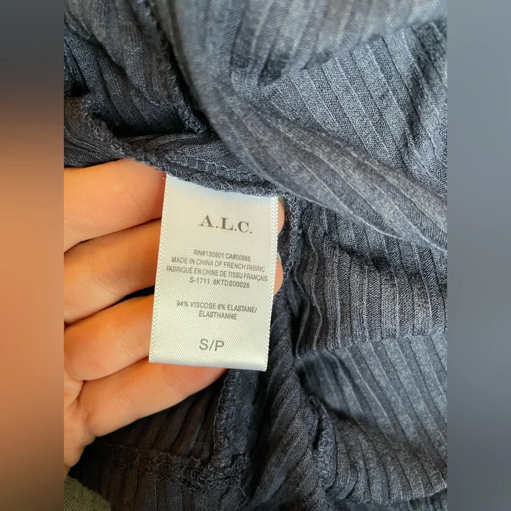 A.L.C navy maxi asymmetric dress perfect from REVOLVE - Picture 13 of 16